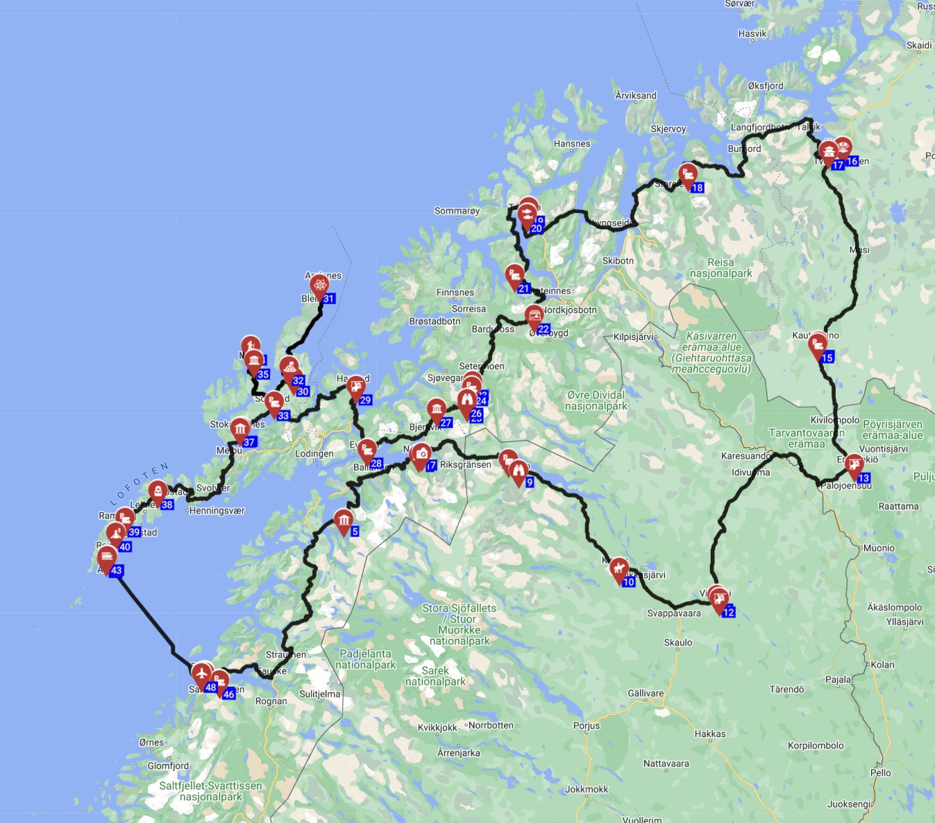 Bodo Round trip - Whales Wolves  Wild Roads A Campers Dream